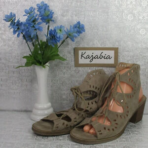JELLYPOP Delmar Block Heel Sandals Size 9